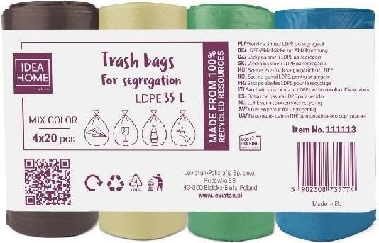 Stella Müllsäcke zur Trennung 35l Mix 4x20Stk (20x, 35 l)