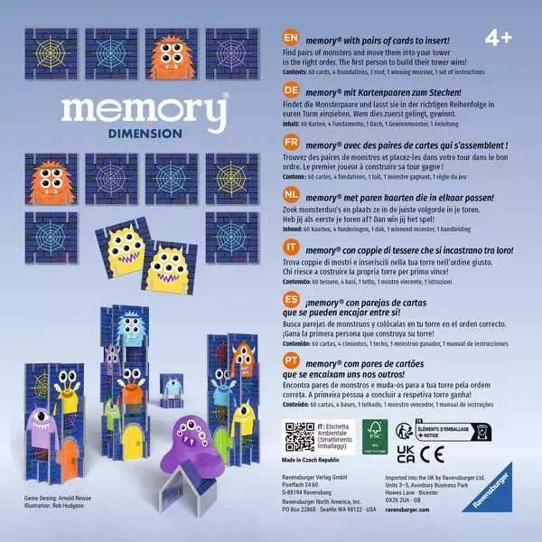 Produktbild Ravensburger 22467 - memory® Dimension. Der Spieleklassiker memory® mit attraktivem Mehrwert. Für (Deutsch)