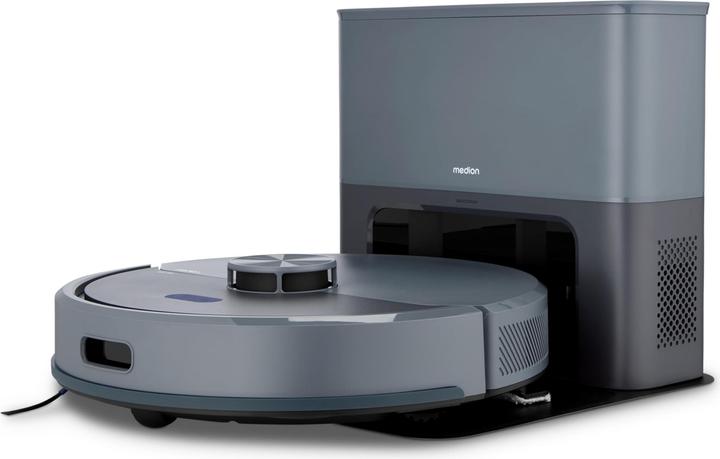Medion Saugroboter mit Wischfunktion und Absaugstation (5000 Pa)