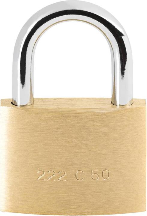 Actual product image Burg Wächter 33691 Padlock 50.00 mm different locking Brass Sch