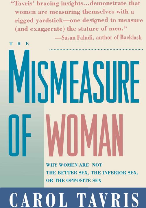 Produktbild Mismeasure of Woman (Englisch, Carol Tavris, 1993)