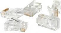 Actual product image C2G RJ45 Cat5 Modular Plug for Round Stranded Cable 50pk