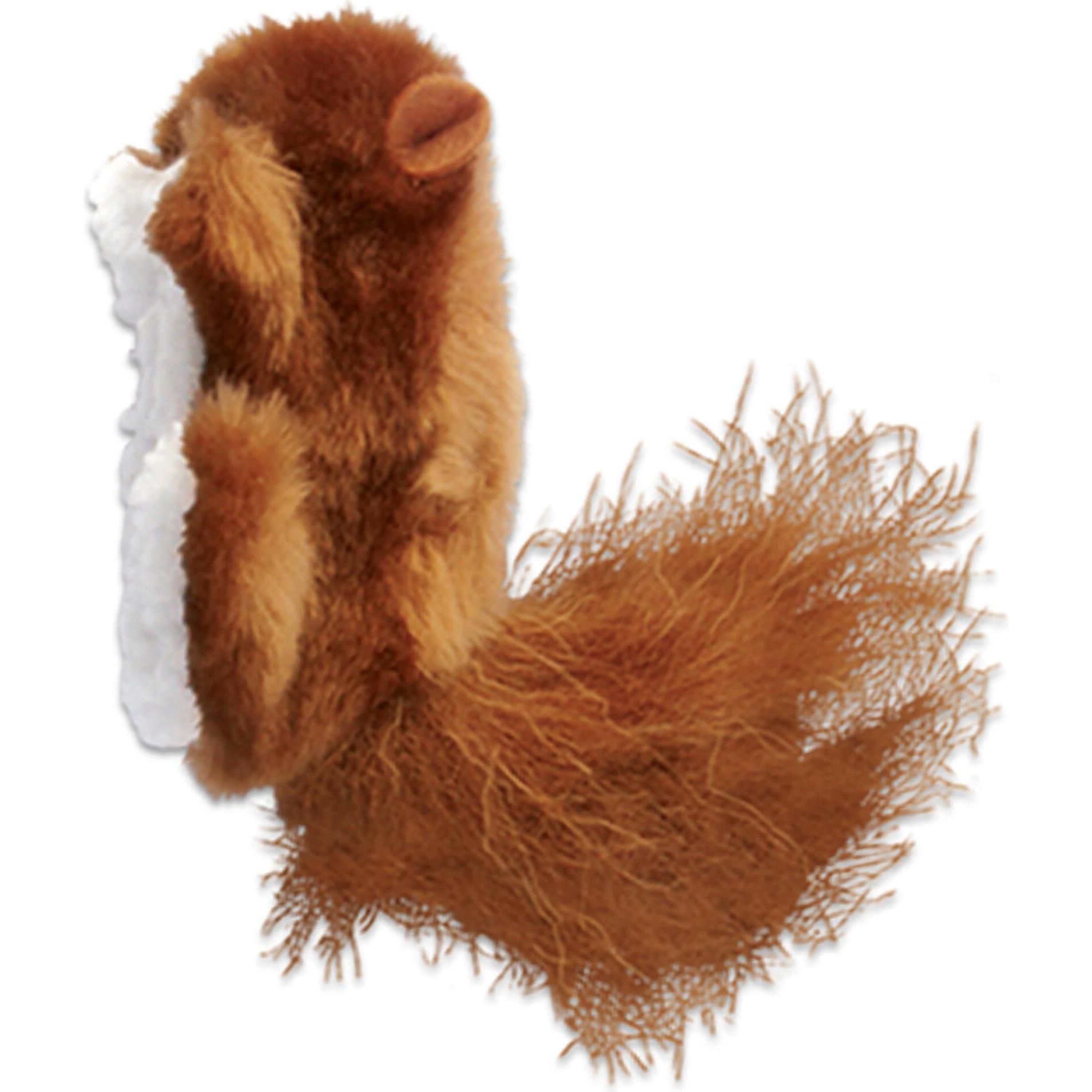 KONG Refillables Squirrel braun (7.5x10cm) (Plüschspielzeug, Katzenminzespielzeug), Katzenspielzeug