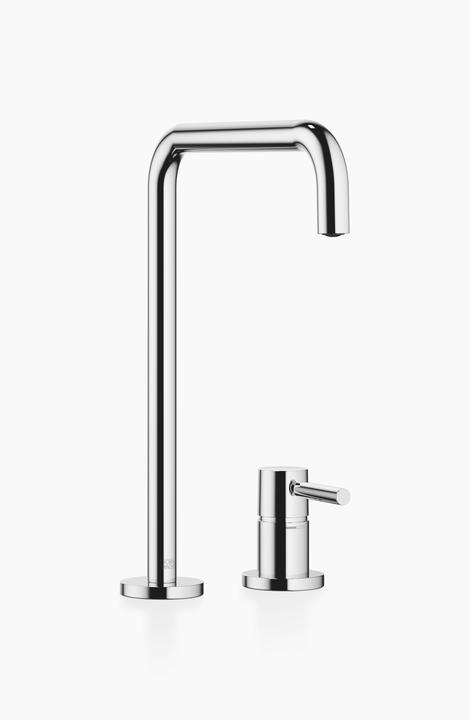 Produktbild Dornbracht META Square Küchenarmatur, Zweilochbatterie, Ausladung 235mm, Einzelrosetten