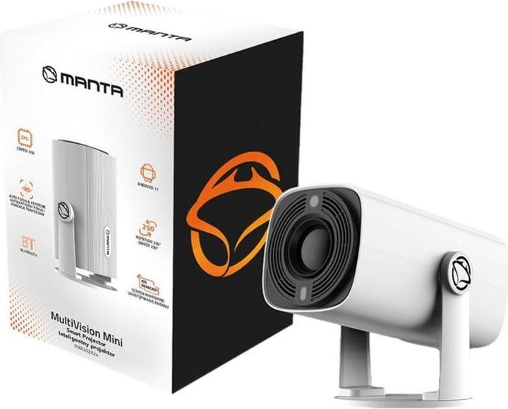 Actual product image Manta PMA202A24 MultiVision Mini Smart Projector (HD, 250 lm)