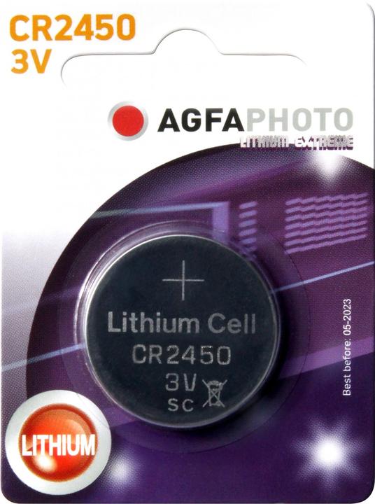 Immagine prodotto AGFAPHOTO Litio CR2450 3V (1 pz., CR2450, 530 mAh)