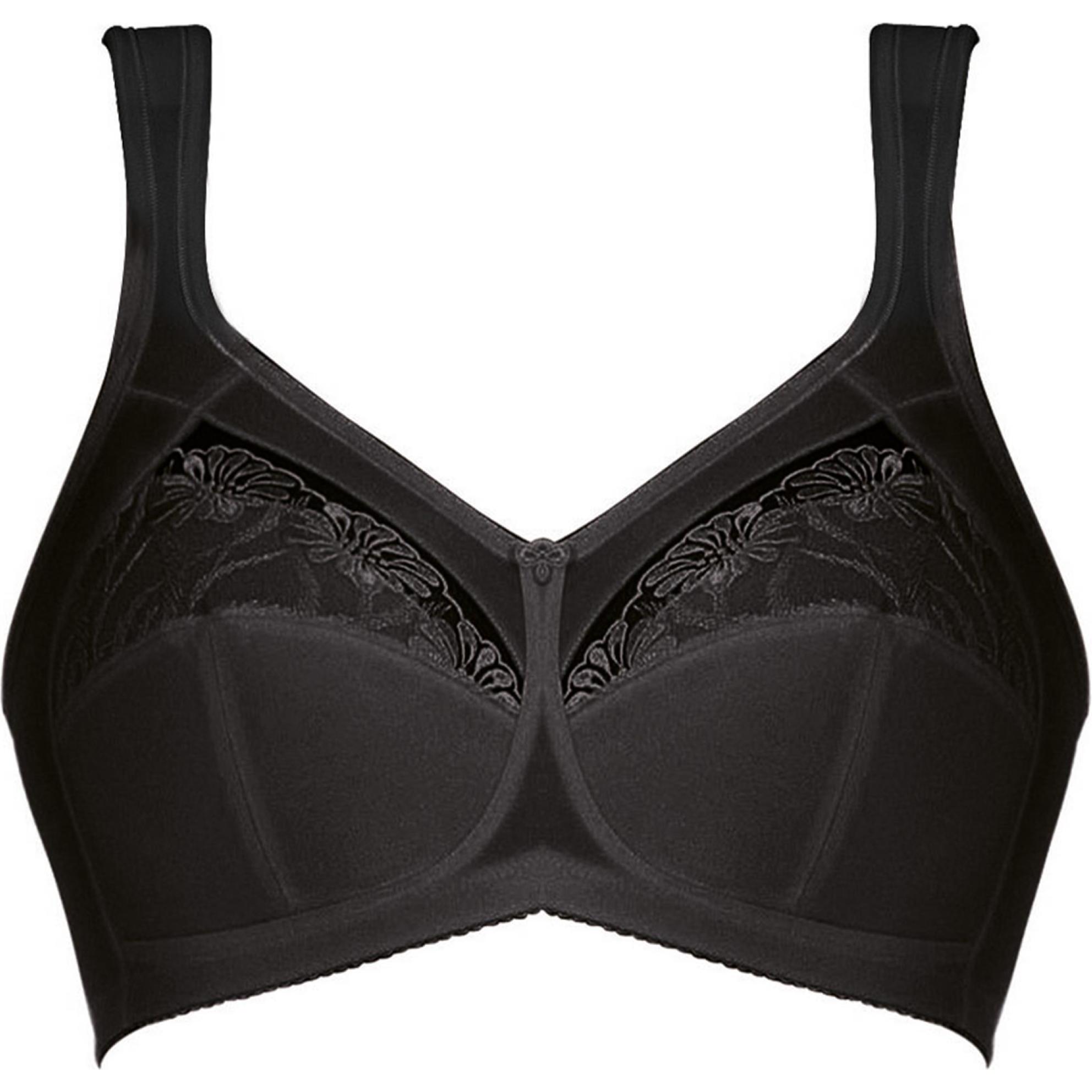 Anita, BH, Safina Entlastungs BH ohne Bügel, Schwarz, (100 D, Einzelpack)