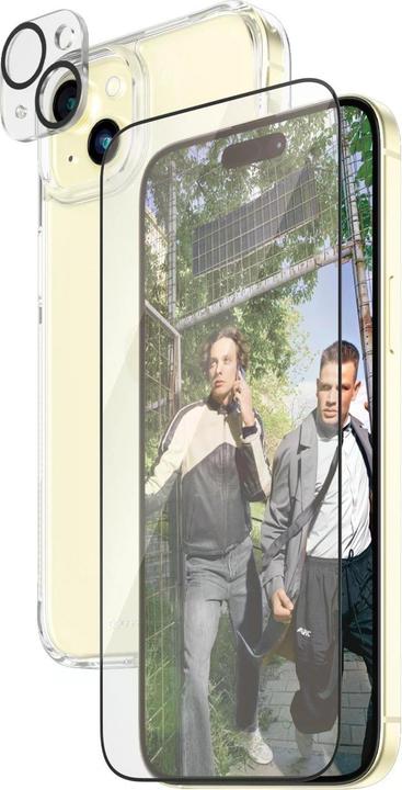 Immagine prodotto PanzerGlass Pacchetto 3-in-1 (1 pz., Apple iPhone 15 Plus)