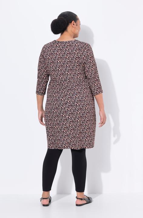 Immagine prodotto Ulla Popken Longshirt, A-Linie, V-Ausschnitt, 3/4-Arm, Taschen (62)