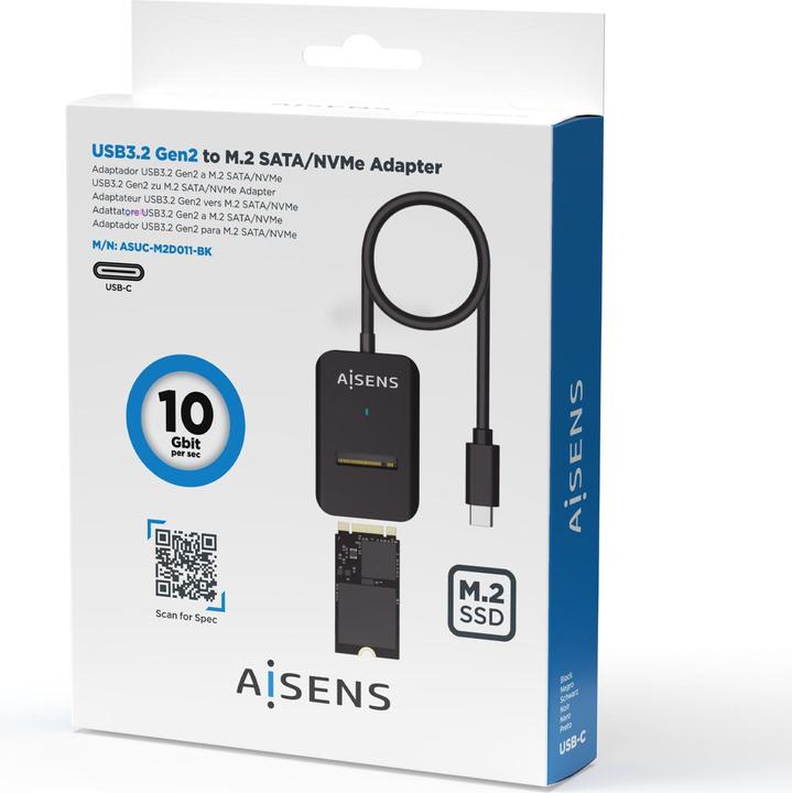 Produktbild Aisens ASUC-M2D011-BK (M.2)