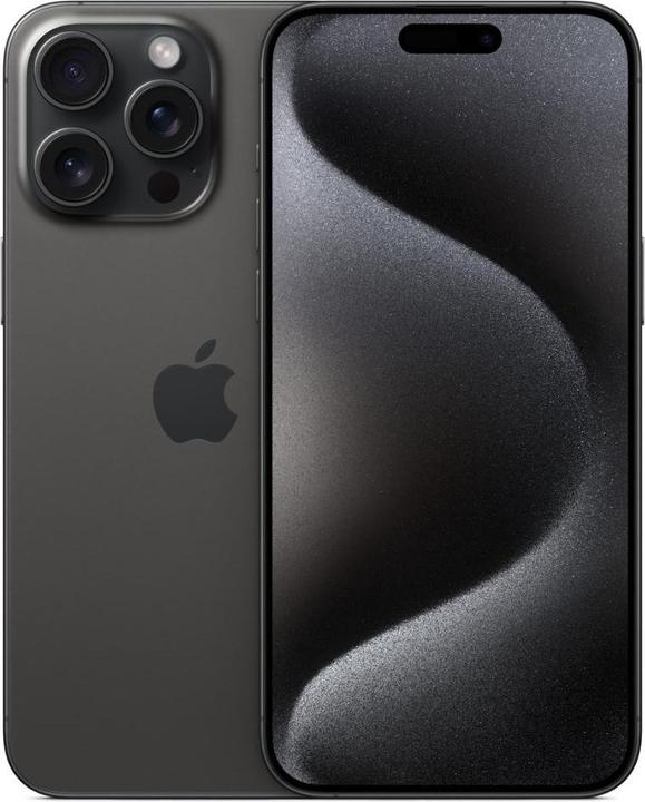 natelo.ch iPhone 15 Pro Max 512GB Black Titanium (512 GB, Schwarz, 6.70", 48 Mpx, A / Wie neu)