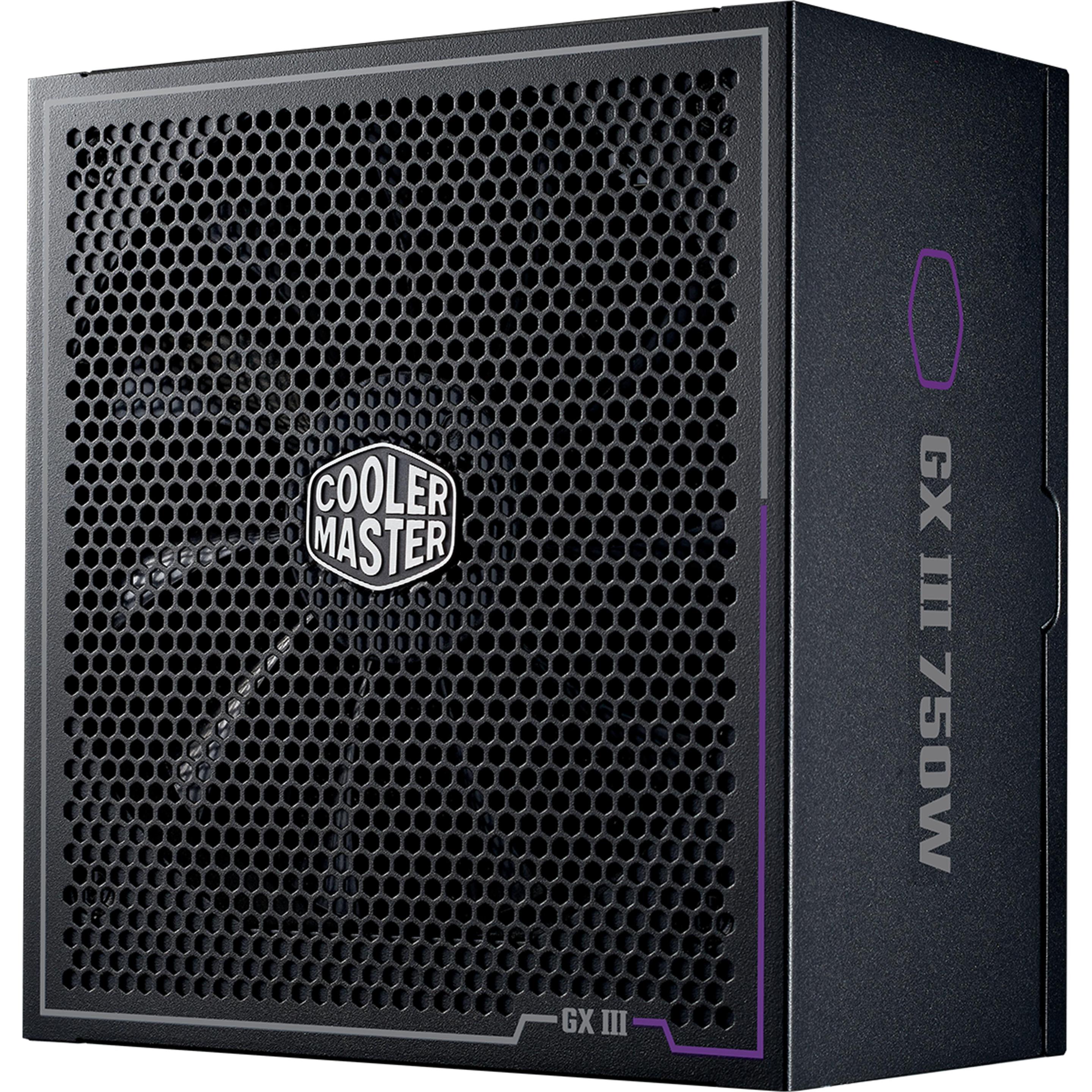 Thumbnail - Cooler Master GX III Gold 750W (schwarz, Kabel-Management, 750 Watt) (750 W), PC Netzteil, Schwarz