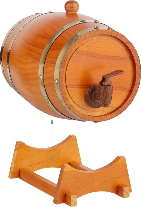 Produktbild Relaxdays Holzfass