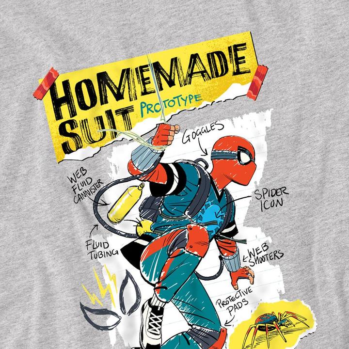Produktbild Spiderman Friendly Neighborhood Homemade Suit Sweatshirt (116)