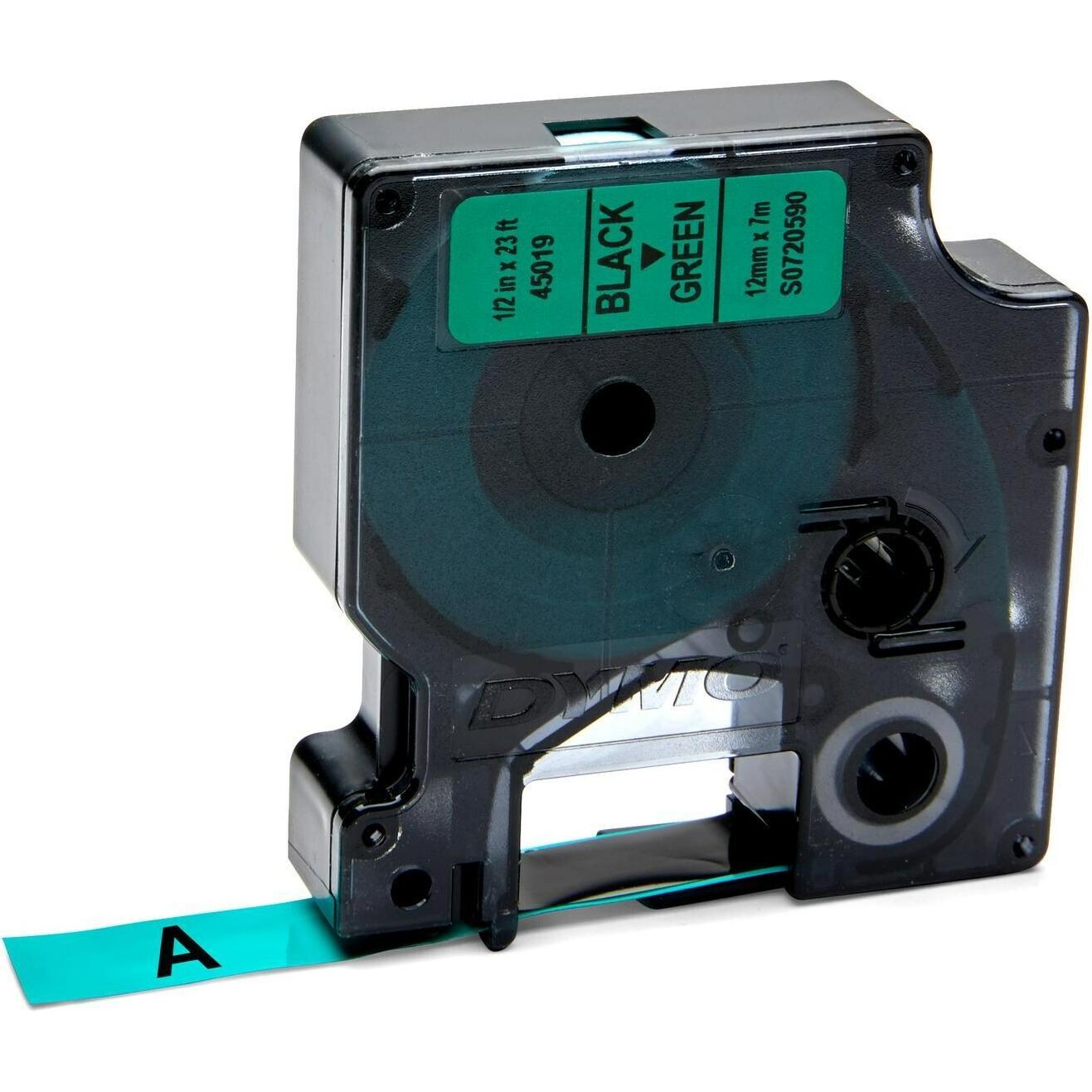 Dymo, Beschriftungsband, S0720590 (1.20 cm, Grün)
