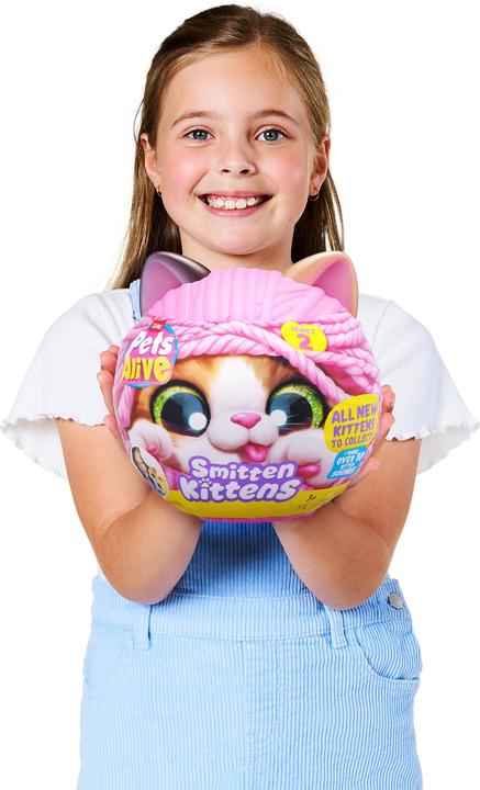 Actual product image Zuru Pets Alive - Smitten Kittens S2, sort. (20.50 cm)