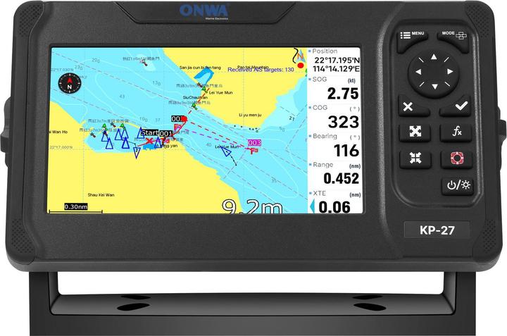 Immagine prodotto Onwa KP-25/27 GPS Kartenplotter – Kompakter 5″ & 7″ Marine Plotter mit NMEA2000