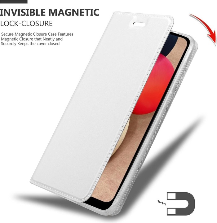 Actual product image Cadorabo Book Classy Style Cover (Samsung Galaxy A02s)