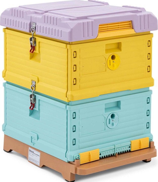 Produktbild Wiesenfield Bienenstock Bienenhäuschen Bienenstock Kunststoff (Polypropylen) 54 x 44 x 69 cm (Biene, Wildbienen)