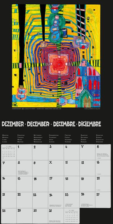 Image du produit Hundertwasser Broschürenkalender Art 2026 (30 x 30 cm)