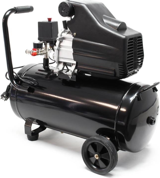 Actual product image Wiltec Air compressor 50l boiler 1500W 2PS mobile compressor workshop (50 l)