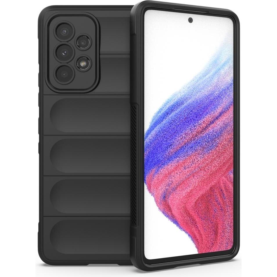 Screenguard CloudCase Samsung Galaxy A53 5G TPU Hülle (Samsung Galaxy A53 5G), Smartphone Hülle, Schwarz