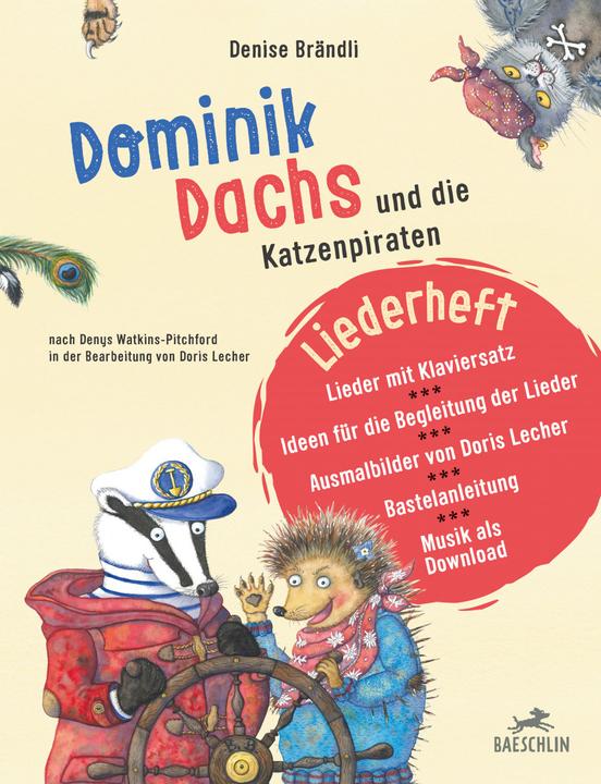 Produktbild Liederheft Dominik Dachs und die Katzenpiraten (Deutsch, Denise Brändli, Doris Lecher, 2023)