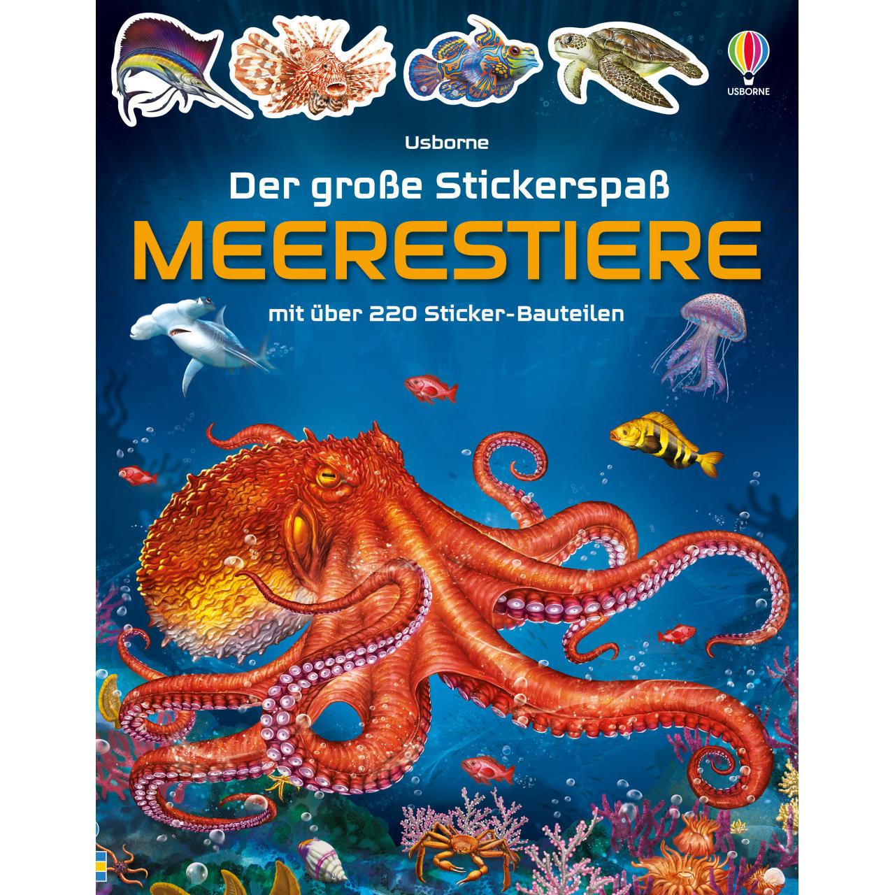Der grosse Stickerspass: Meerestiere, Kinderbücher von Simon Tudhope