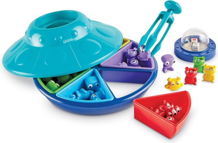 Actual product image Learning Resources - Oodles of Aliens! Sorting Saucer (LSP5546-SCA)