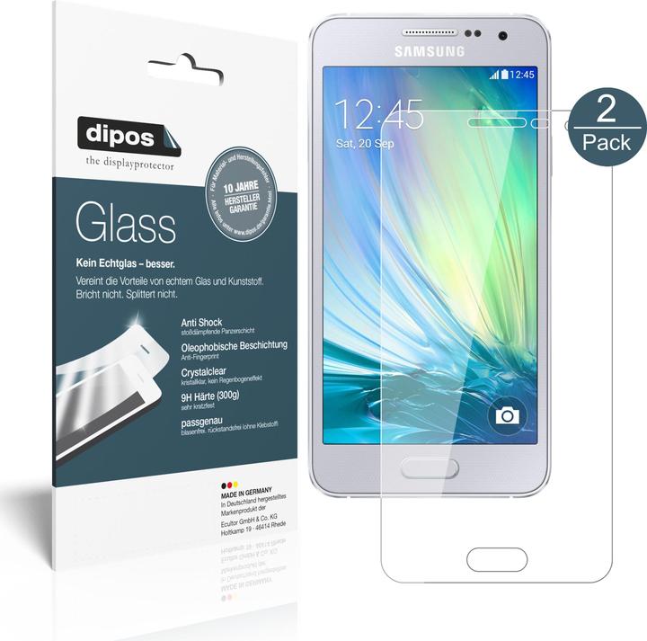 Actual product image Dipos Screen Protector Anti-Shock (1 Piece, Samsung Galaxy A3)