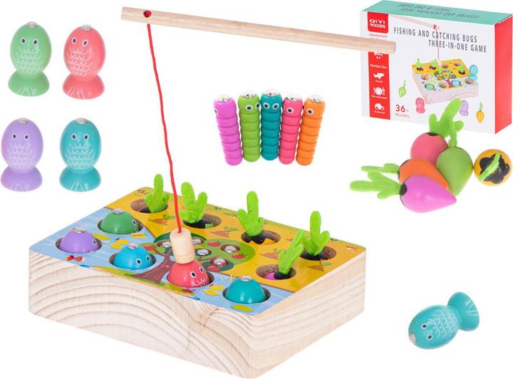 Actual product image DWM A magnetic game that catches insects and vegetables