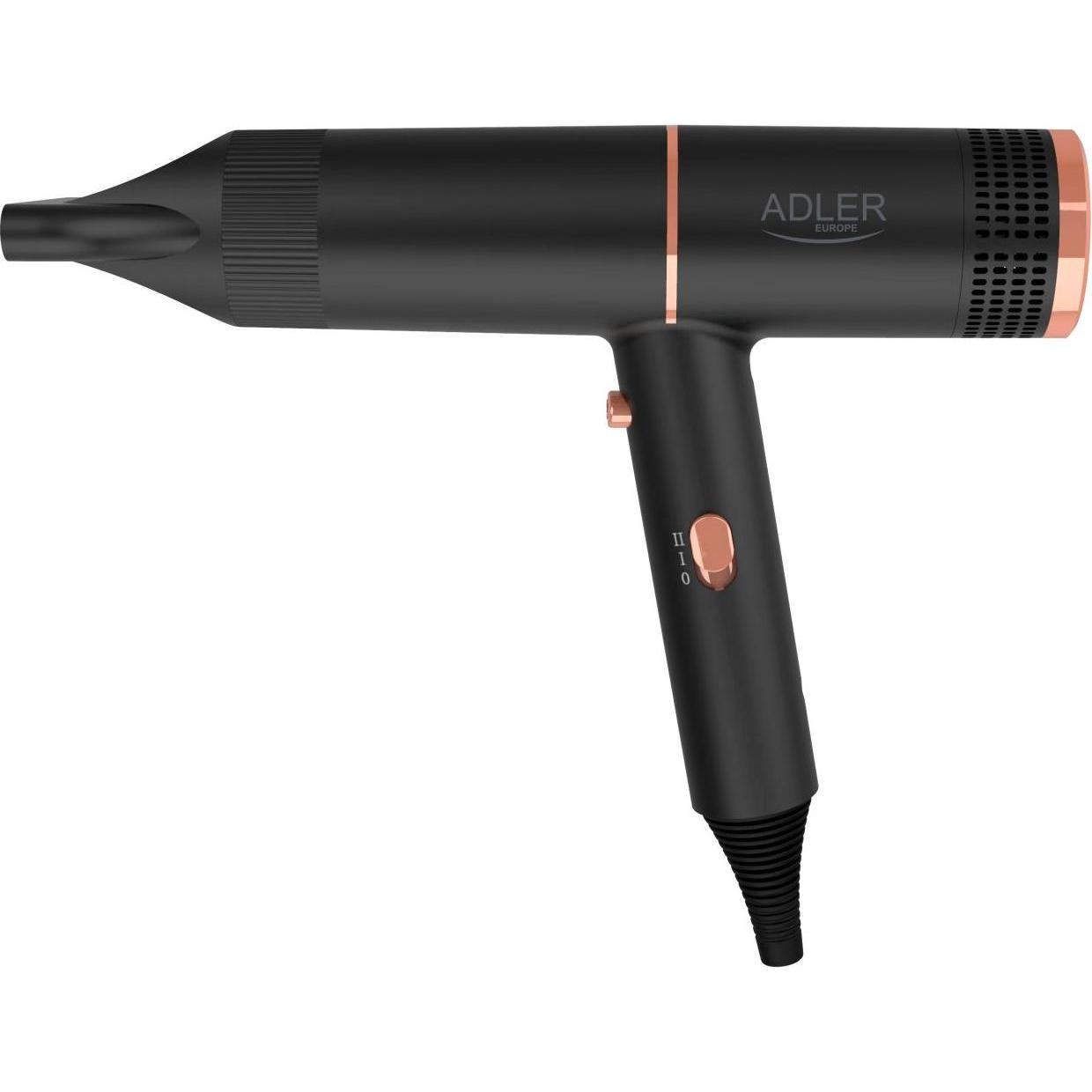 Adler, Föhn, Hair Dryer AD 2278 1400 W Number of temperature settings 2 Ionic function Black