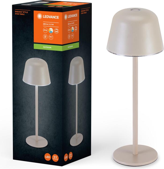 Produktbild Ledvance Endura Style Table CCT USB Beige (200 lm)