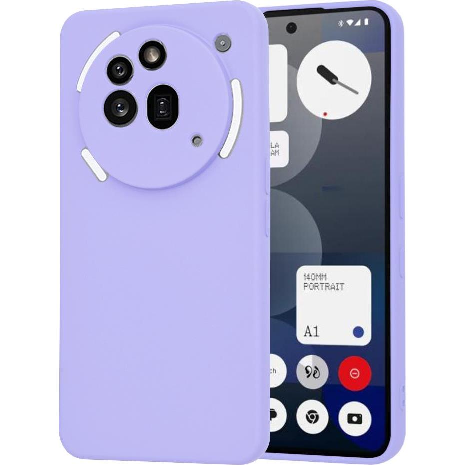 Techsuit - SoftFlex - Nothing Phone (3a) Pro - Light Purple (Niente Telefono (3a) Pro), Cover smartphone, Viola