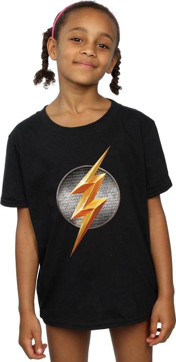 Produktbild Justice League Movie Flash Emblem TShirt Mädchen (128)