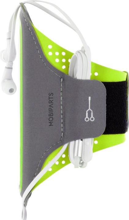 Actual product image Mobiparts Comfort Fit Sport Armband Apple iPhone 13 Neon Green