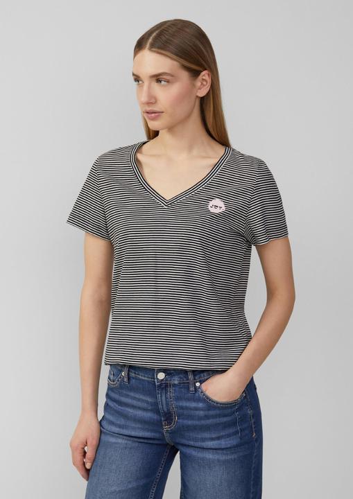 Immagine prodotto S.Oliver T-Shirt T-Shirt mit V-Ausschnitt und Print-Detail (40)