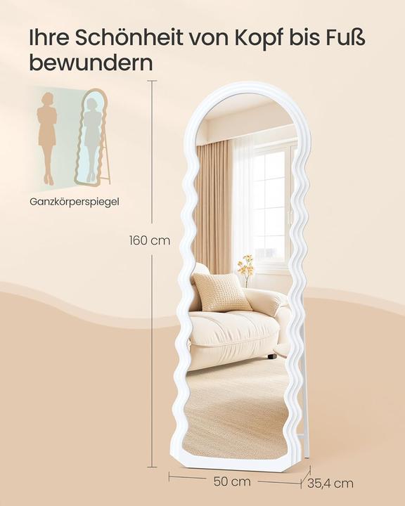 Actual product image Songmics Standing mirror (50 x 160 cm)