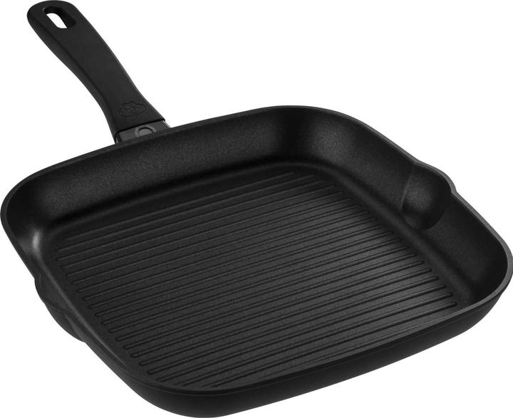 Actual product image Zwilling Avola grill pan, 28 cm | square | aluminium (Grill pan, Aluminium, 28 x 5.60 cm)