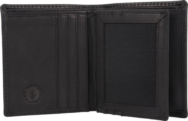 Immagine prodotto Greenburry Portafoglio nero puro protezione RFID pelle 11 cm