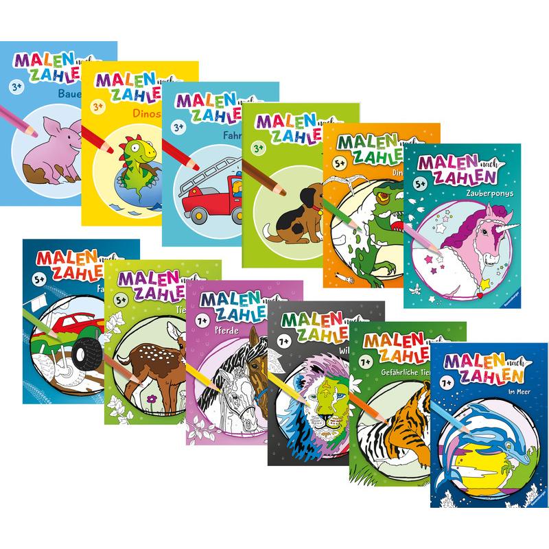 Thumbnail - Ravensburger Malen nach Zahlen: Animal Dreams
