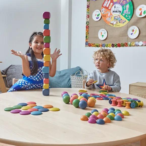 Actual product image TickiT Rainbow mega set (84 pieces)