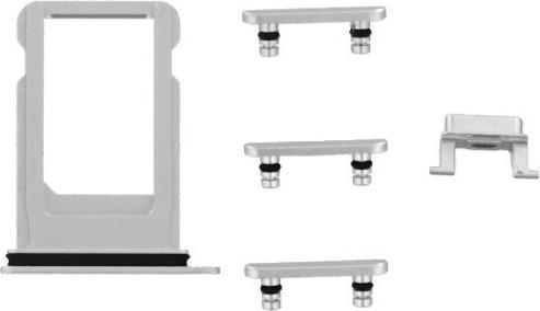 Actual product image OEM Replacement iPhone 7 Back Silver (iPhone 7)