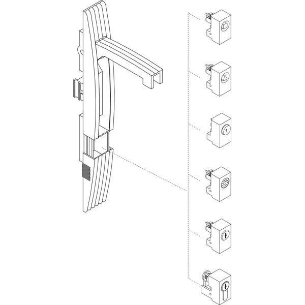 Thumbnail - Schneider Electric, Verteilerschrank Zubehör, SF/SM Profileinsatz