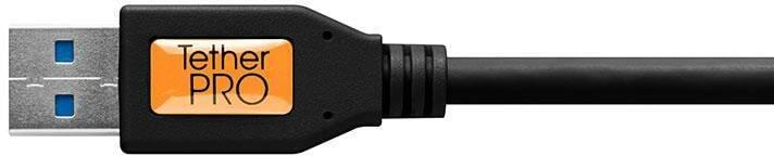 Actual product image Tether Tools Cable TetherPro USB 3.0 to Male B, 4.6 Meter Black (Cable)