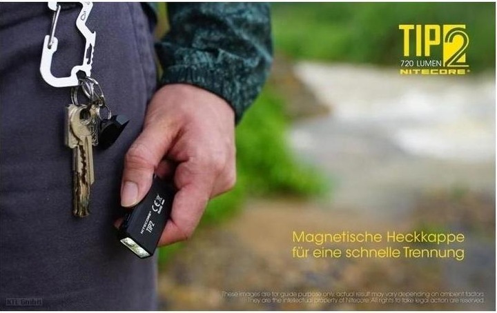 Immagine prodotto Nitecore TIP 2 - 720 lumen (6.20 cm, 720 lm)