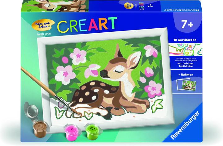 Actual product image Ravensburger Painting by numbers 20060 - Little deer - Children 7 years and older