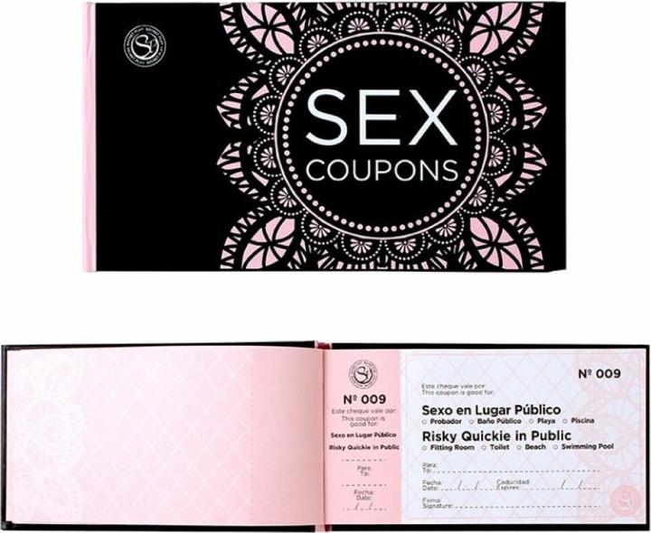 Produktbild Secret play SECREPLAY SEX COUPONS SENSUAL EXCHANGE Vouchers (ES / EN) (Würfelspiel, Englisch)