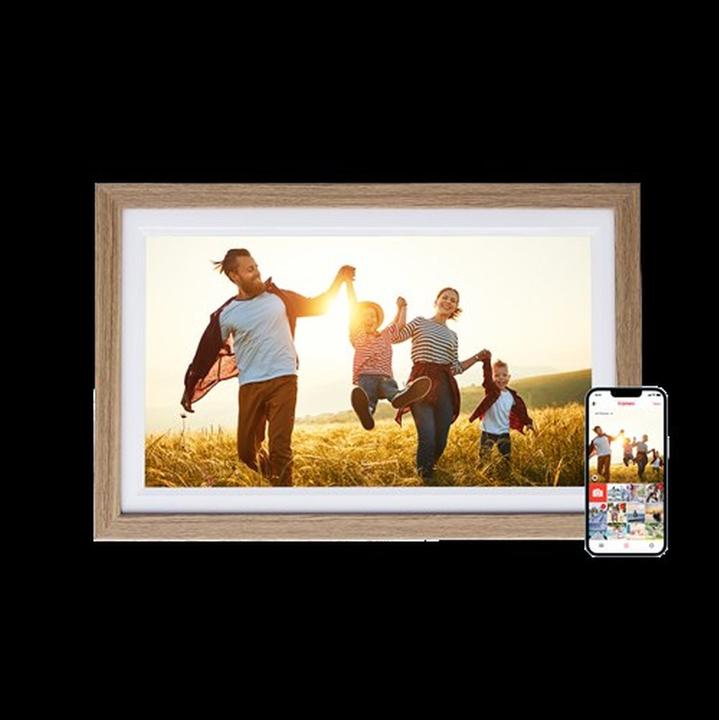 Actual product image Rollei Digitaler Bilderrahmen Smart Frame WiFi 152 Holzoptik Eiche (15.60", 1920 x 1080 pixels)