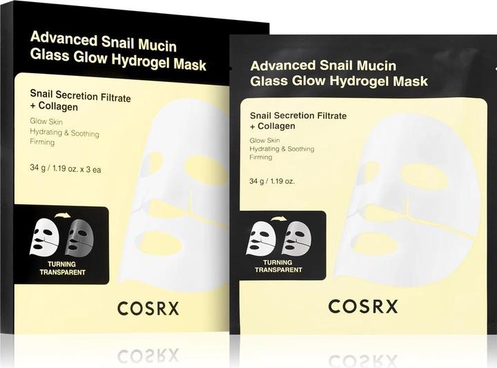 Actual product image Cosrx Advanced Snail Mucin Glass Glow Hydrogel (34 g)